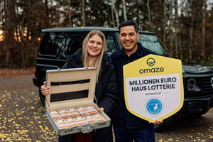 Wie erfährt man bei Omaze Deutschland, ob man gewonnen hat?